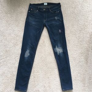 Hudson Krista Skinny Distressed Jeans Sz 27